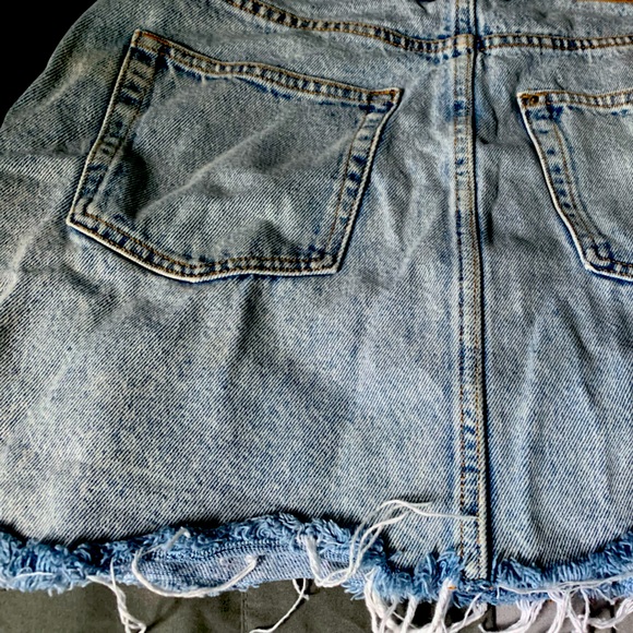 Zara acid wash denim skirt - Picture 5 of 5